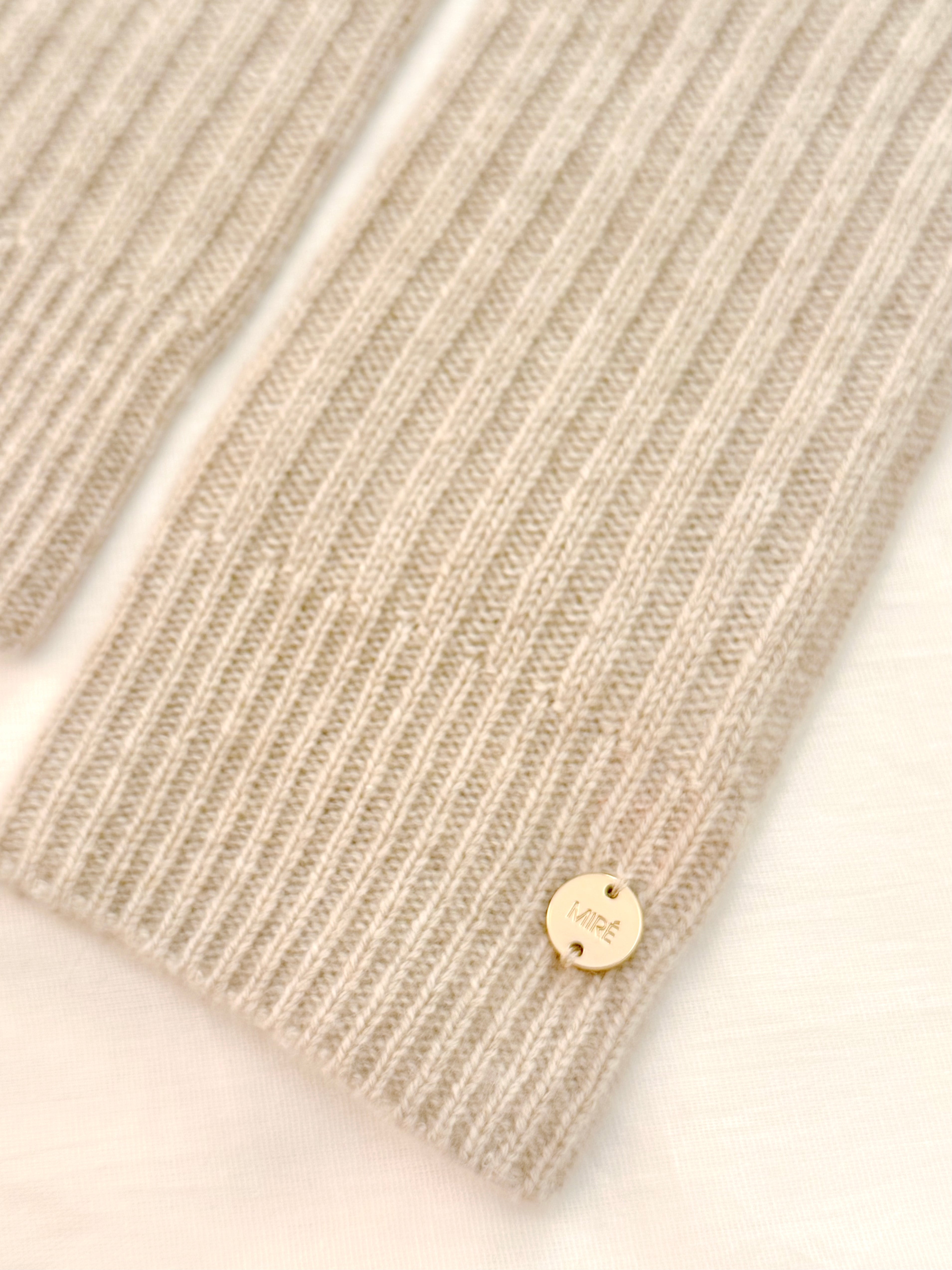 MIRÉ Cashmere Hand Warmers - Oat