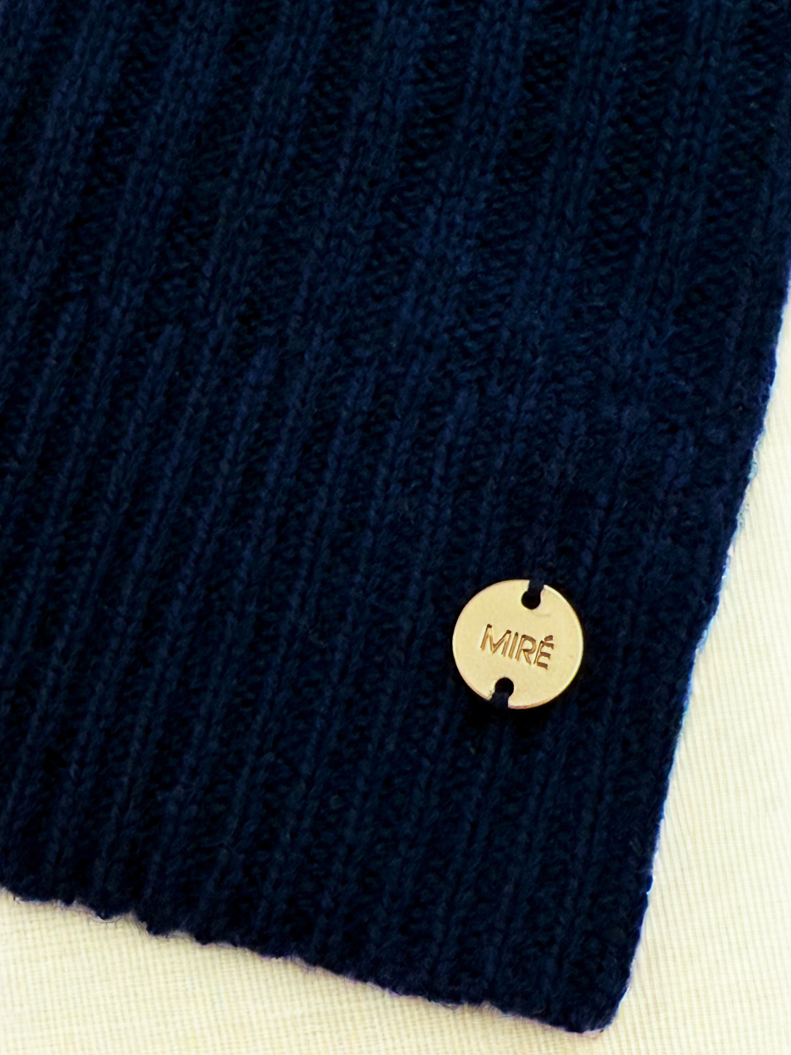 MIRÉ Cashmere Hand Warmers - Navy