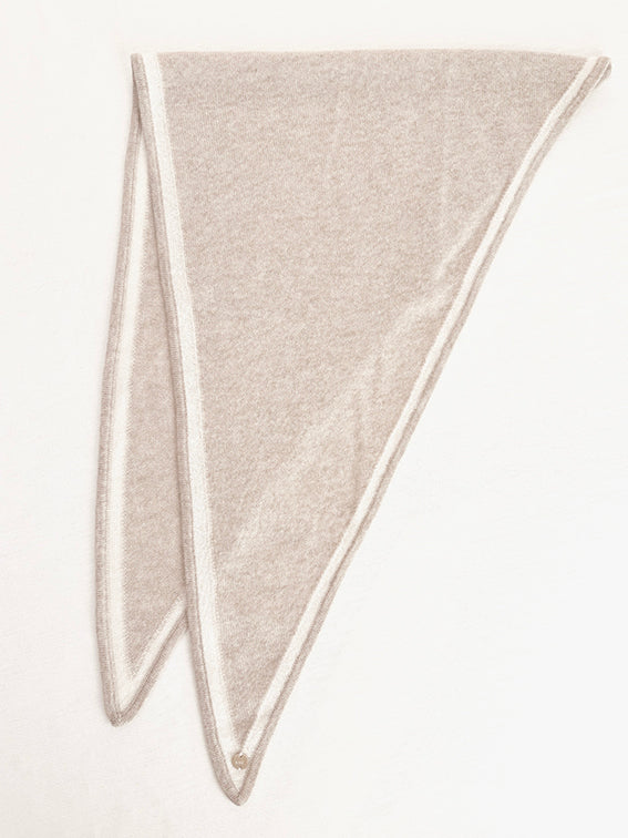 MIRÉ Cashmere Triangle Scarf -Oat