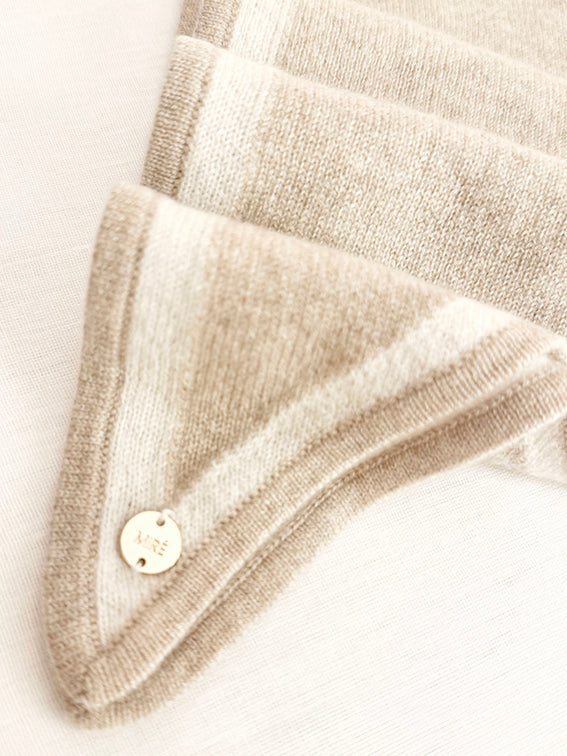 MIRÉ Cashmere Triangle Scarf -Oat