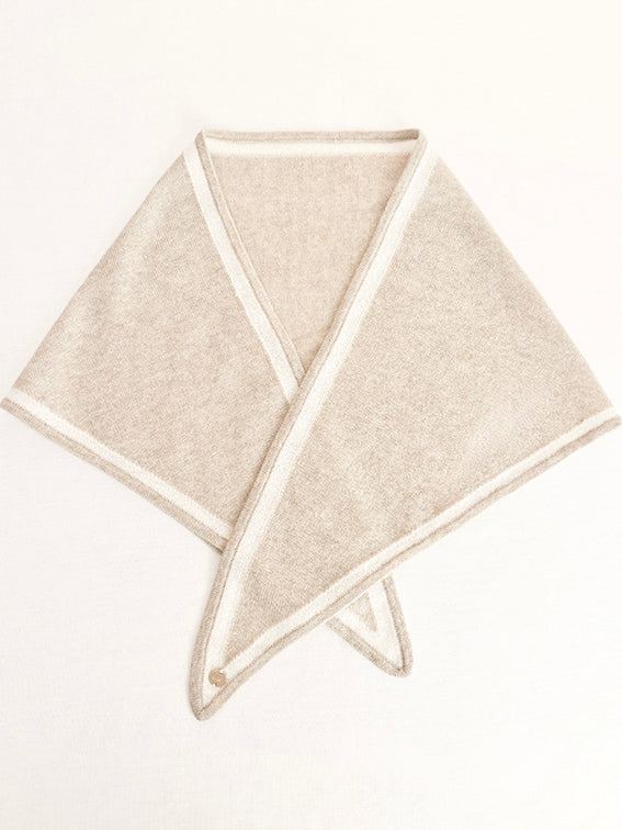 MIRÉ Cashmere Triangle Scarf -Oat