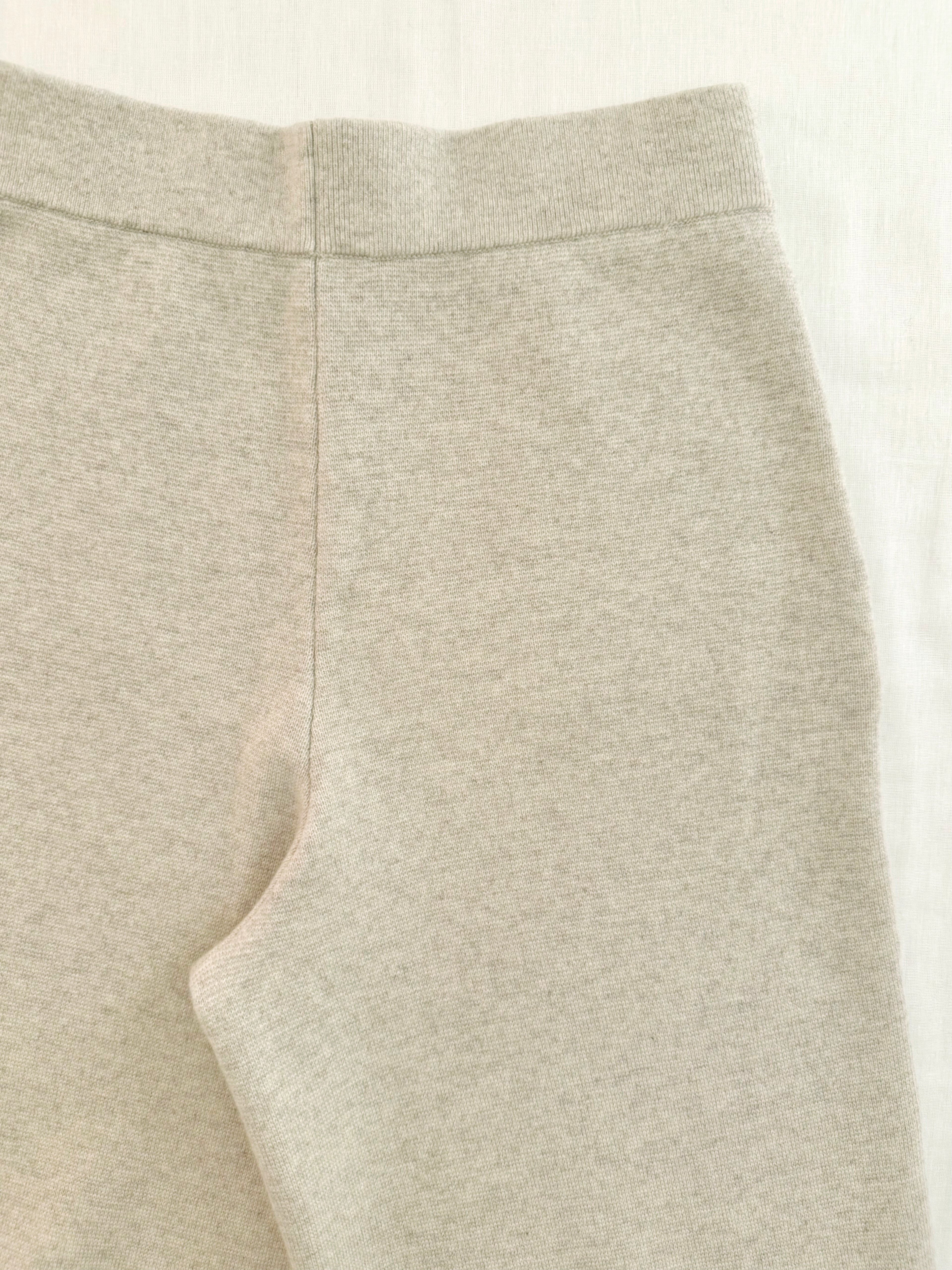 MIRÉ Cashmere Wide Leg Pants - Oat