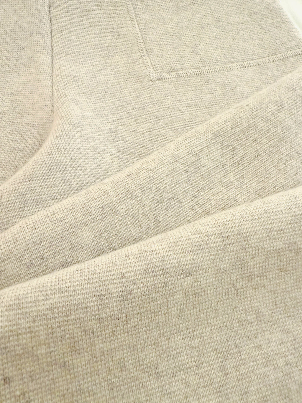 MIRÉ Cashmere Wide Leg Pants - Oat