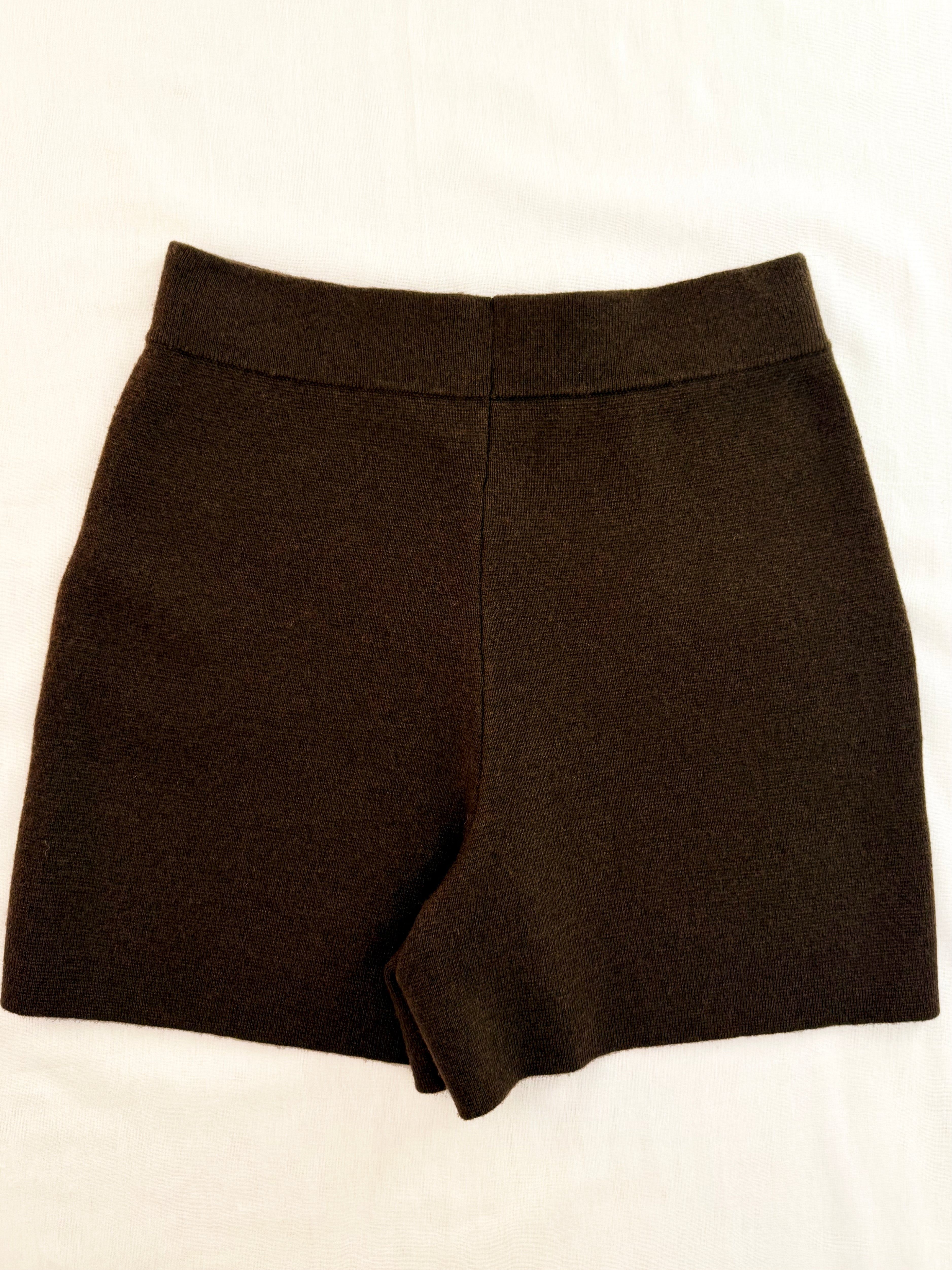 MIRÉ Cashmere Shorts - Brown
