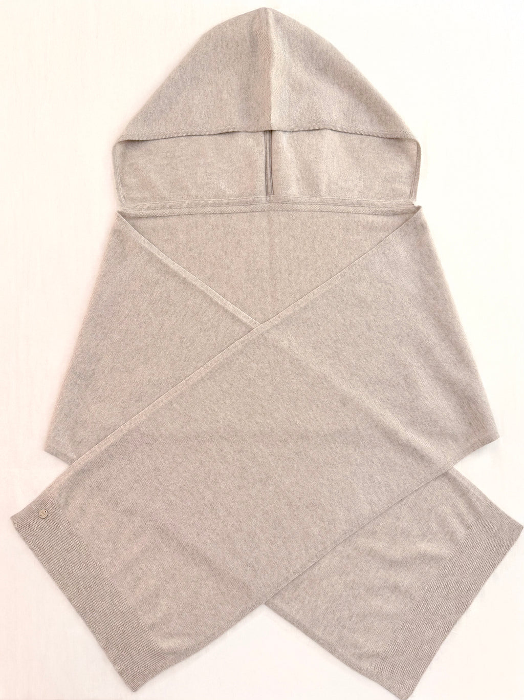 MIRÉ Cashmere Hoodie Scarf - Oat