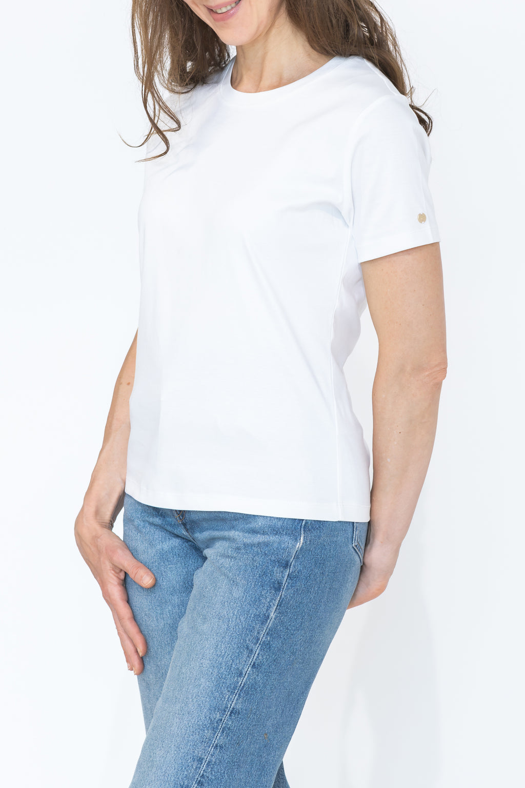 MIRÉ 100% Cotton T shirt - White